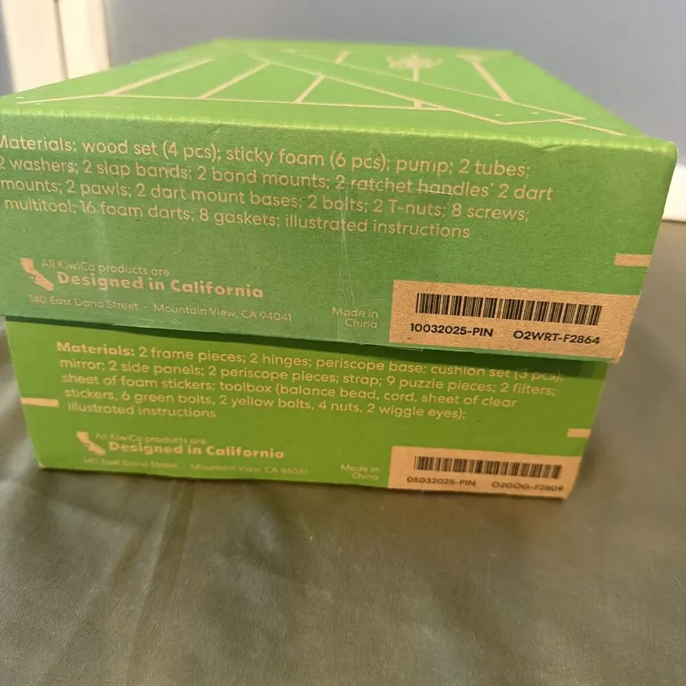 kiwi co crate Lot Wrist Rockets & Goofy Goggles New Age 5-8